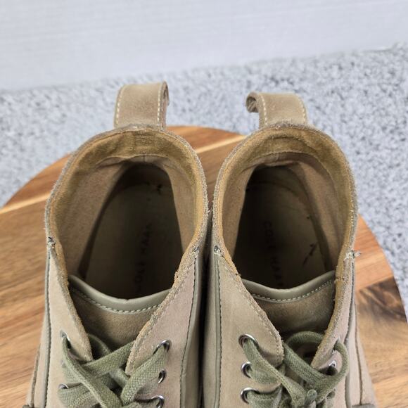 Cole Haan Mens 11M Tan Suede Leather Lace Up Moc Toe Casual Daily Chukka Boots main image 2
